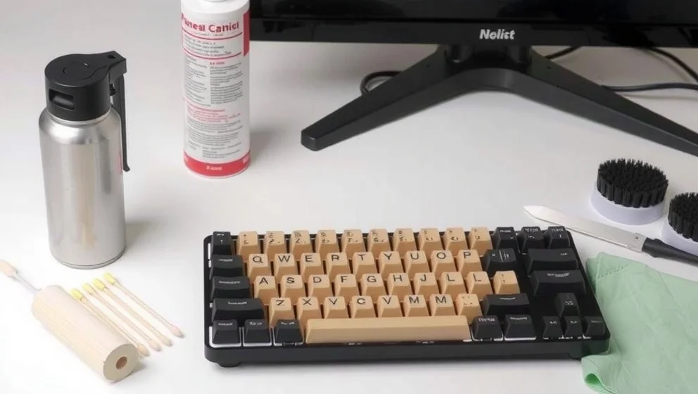 Hur gör du rent ett tangentbord