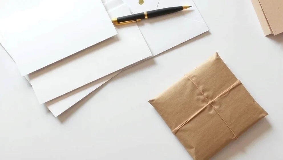 Hur skriver man på ett kuvert